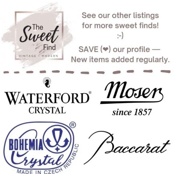 Waterford Crystal George Washington Candlestick Holders 11.75” Wood Base HTF NIB - Picture 15 of 15